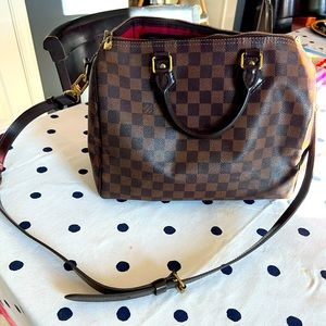LV Damier Ebene Speedy Bandouliere 30